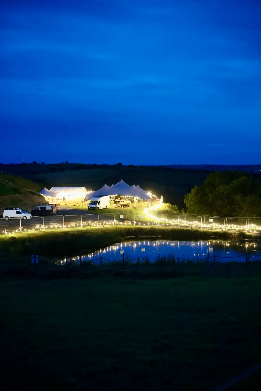 Evening at the festival