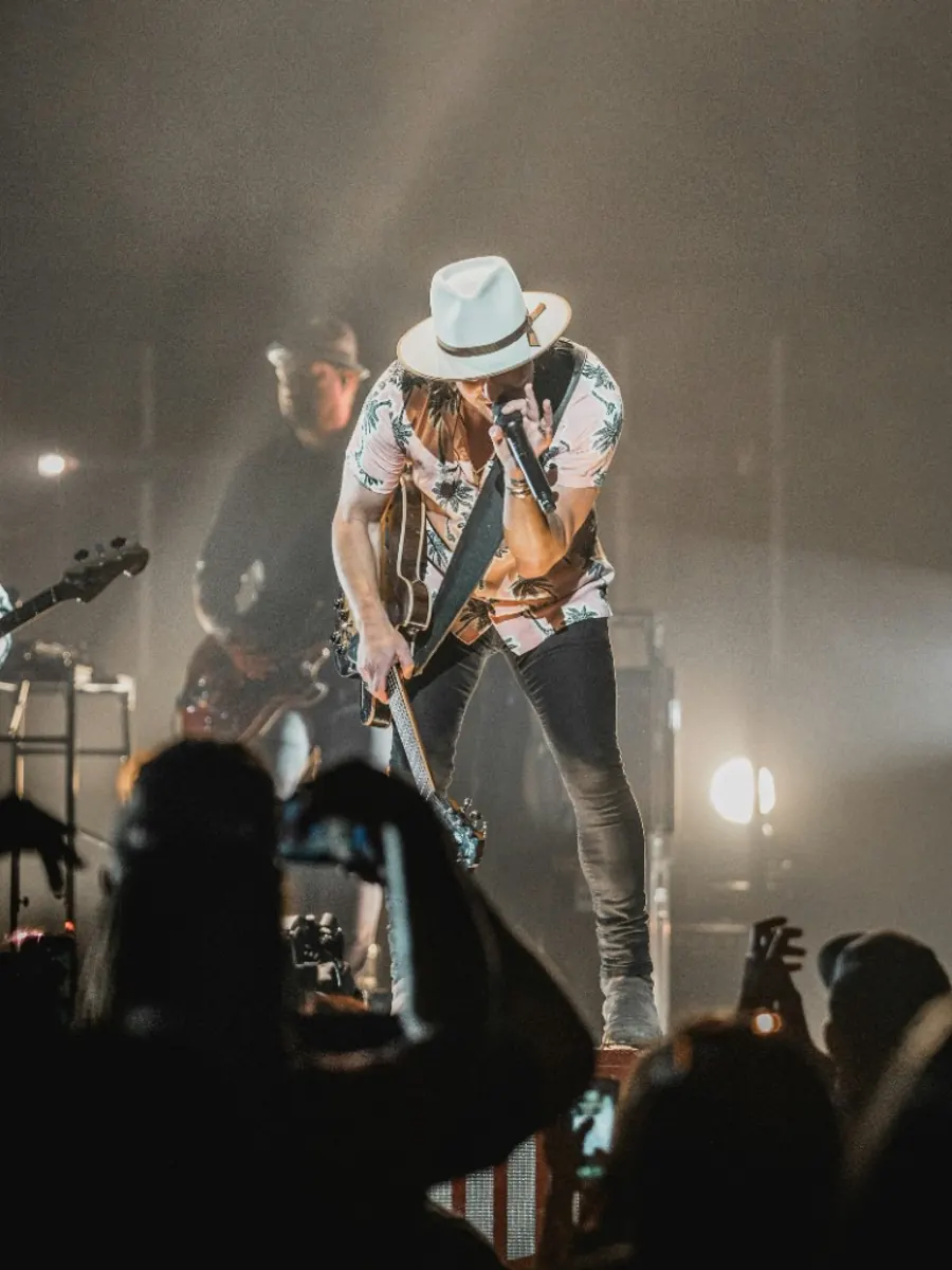 Crowd at a live country performance